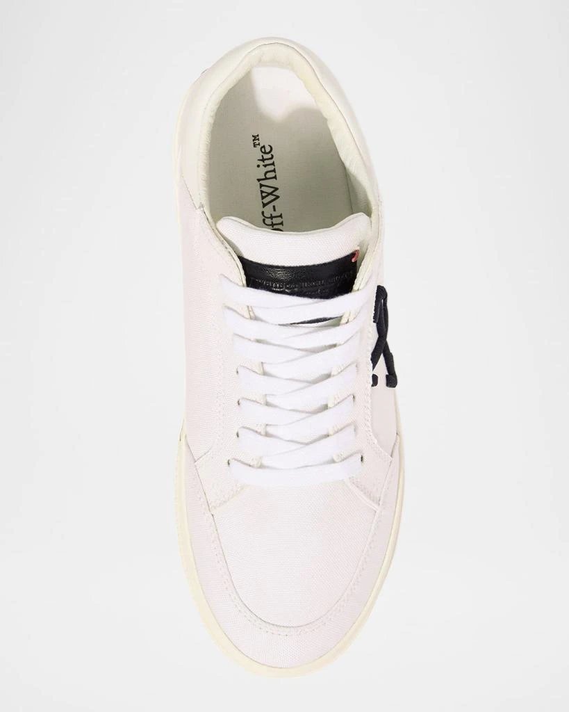 Off-White Vulcanized Canvas Bicolor Low-Top Sneakers 5