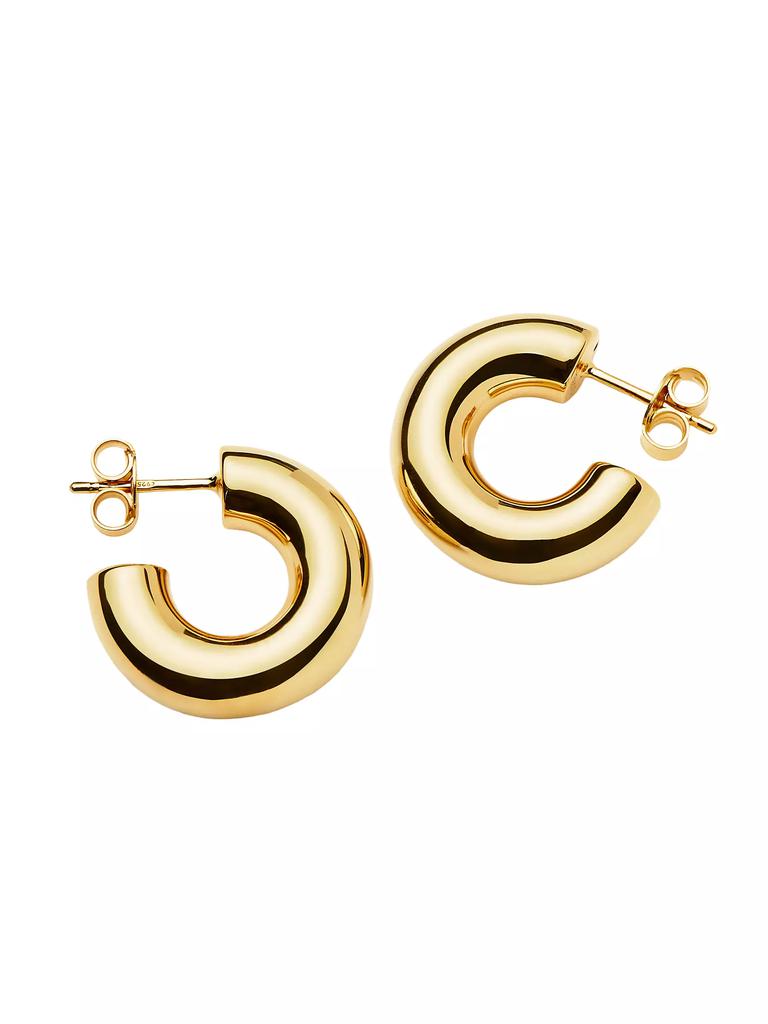 Missoma Chubby 18K-Gold-Plated Small Hoop Earrings