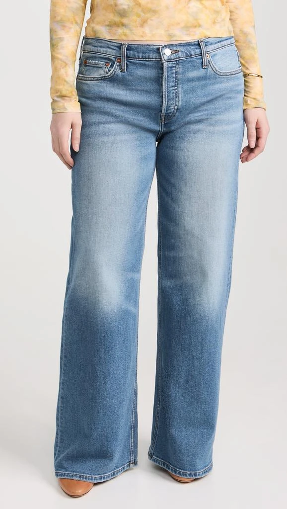 REDONE Mid Rise Wide Leg Jeans 9