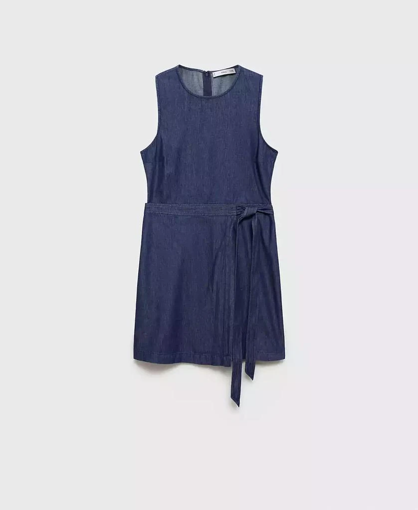 Mango Women's Denim Wrap Dress 6
