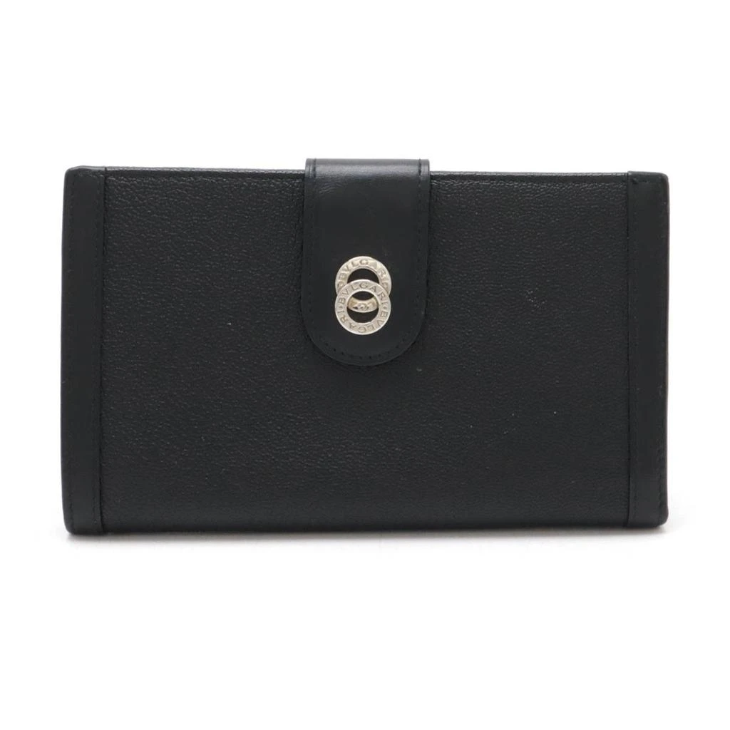 BVLGARI Leather Long Wallet (Bi-Fold) (Pre-Owned) 1