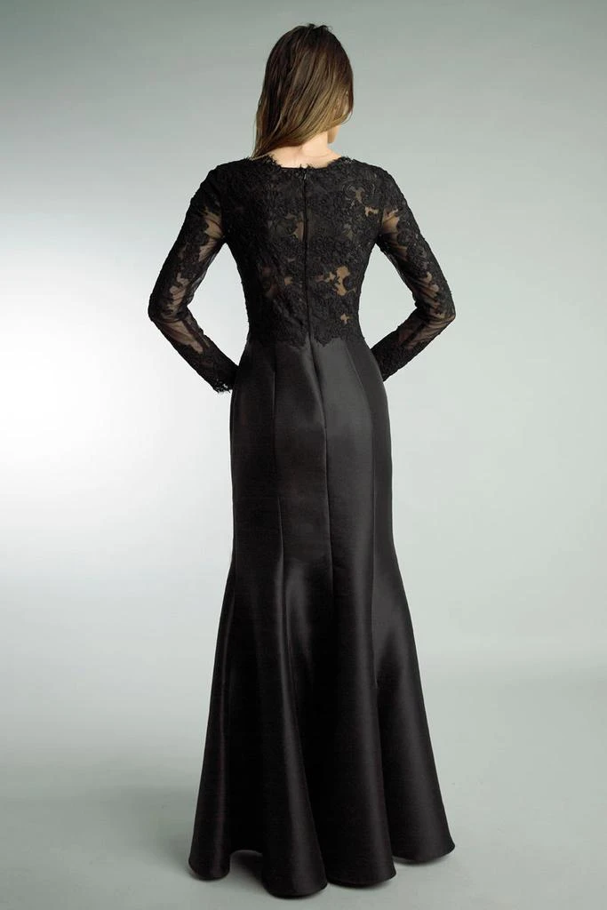 Basix Black Label Lace Top Evening Dress 2