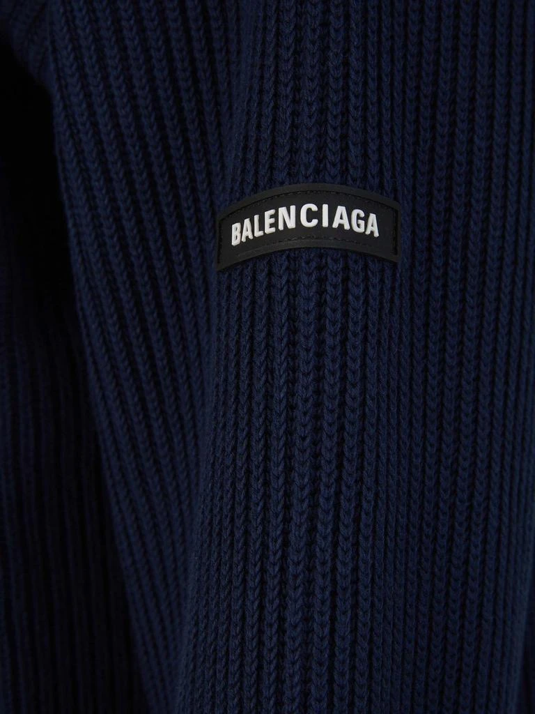 Balenciaga Balenciaga Layered Zip-Up Knitted Hoodie 4