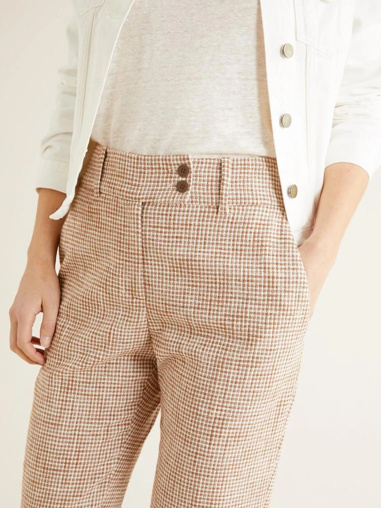 Cyrillus Cyrillus - Pantalon Vichy Marr - Marron Moyen Multicolore - Femme 4