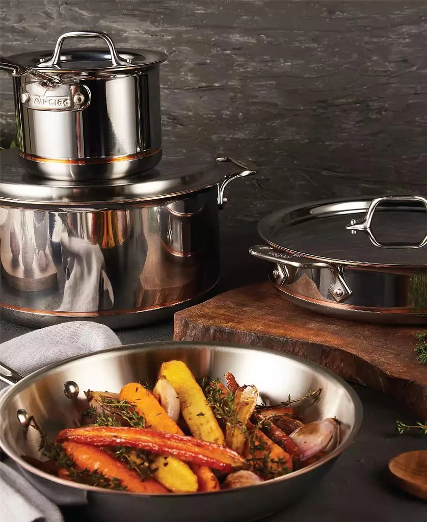 All-Clad Copper Core Cookware Set, 7 Piece 8