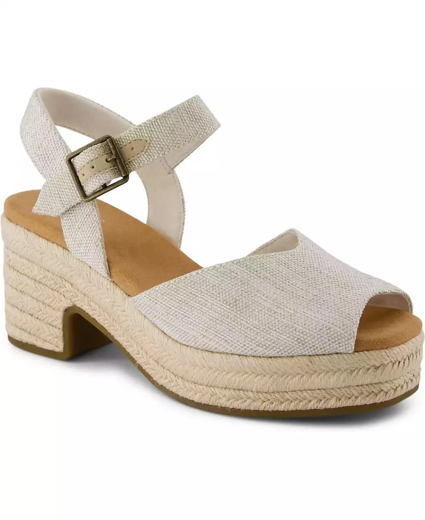 TOMS Women's Isla Peep Toe Sandals 1