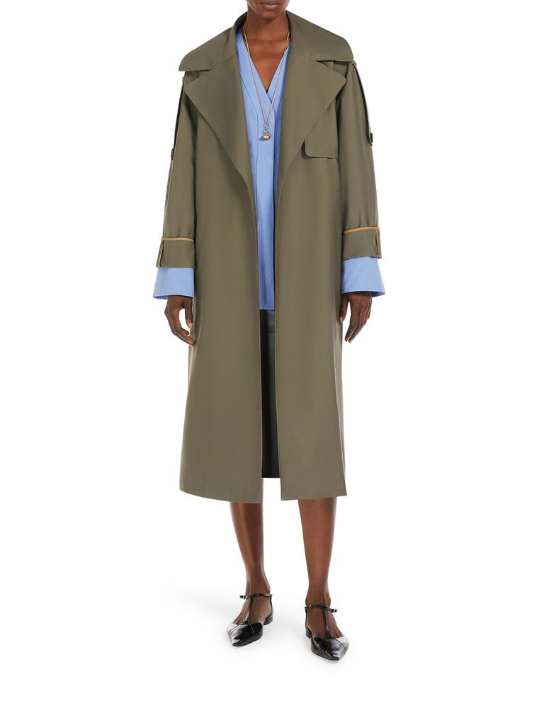 MAX MARA THE CUBE OVERALL TRENCH COAT IN DROP