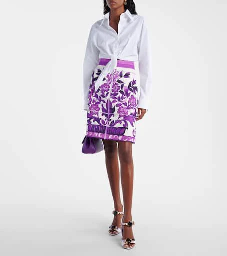 Dolce
Gabbana Majolica embellished leather sandals 3