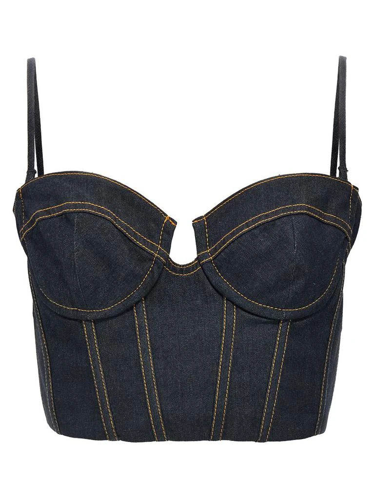 Zimmermann Zimmermann 'Crush Denim Corset' Top 1