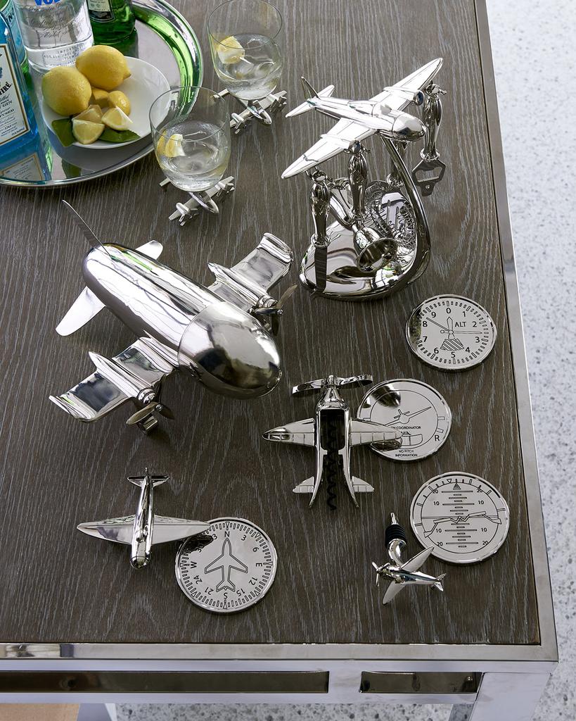 Godinger Airplane Bar Tools, 5-Piece Set