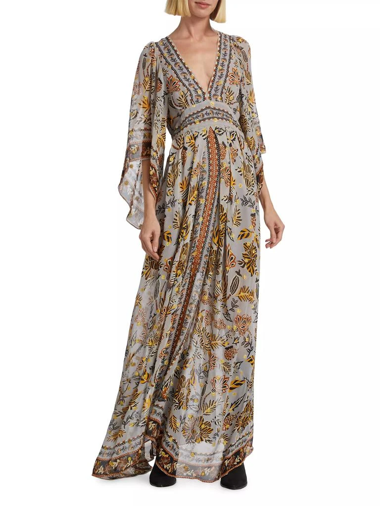 Farm Rio Floral Tapestry Maxi Dress 2