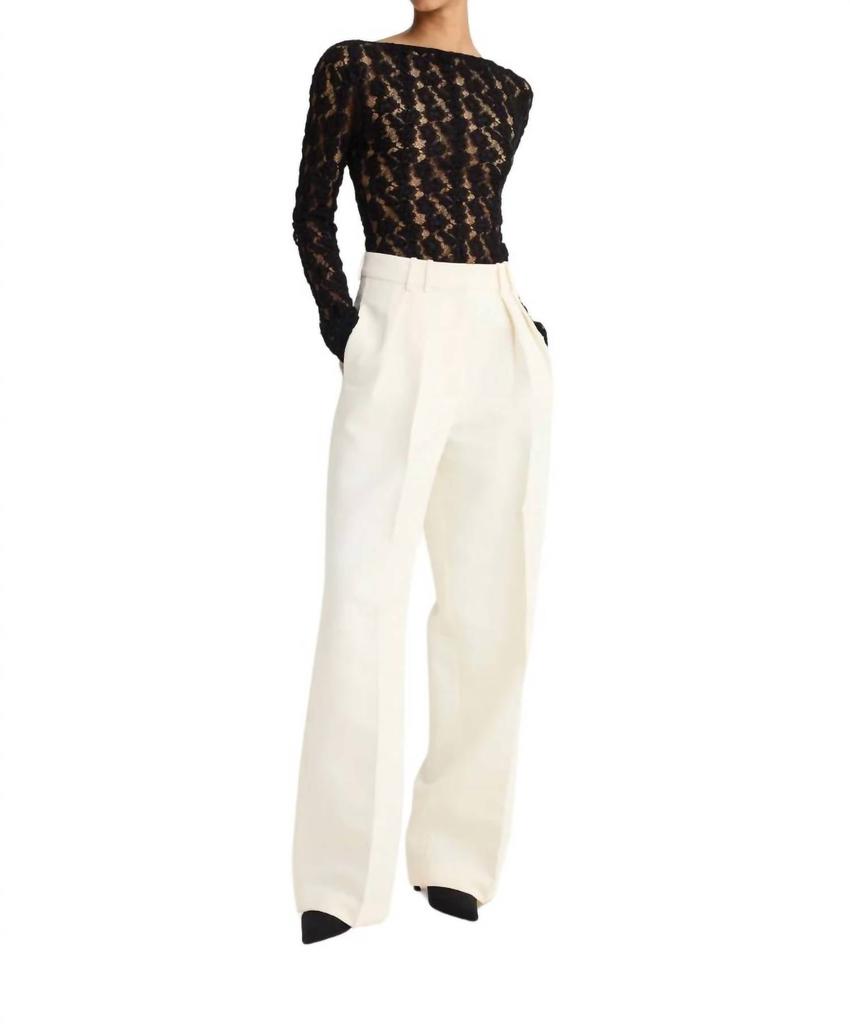 Rohe Rohe - High-waisted Pleated Wide Leg Trousers