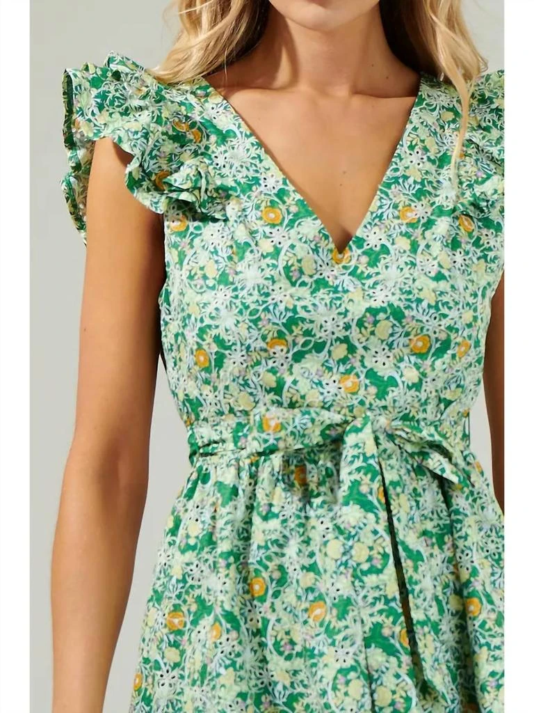 Sugarlips Sugarlips - Cassia Floral Aurellia Mini Dress 4