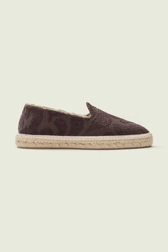 OAS Unisex Blossom Terry Espadrilles In Brown 1