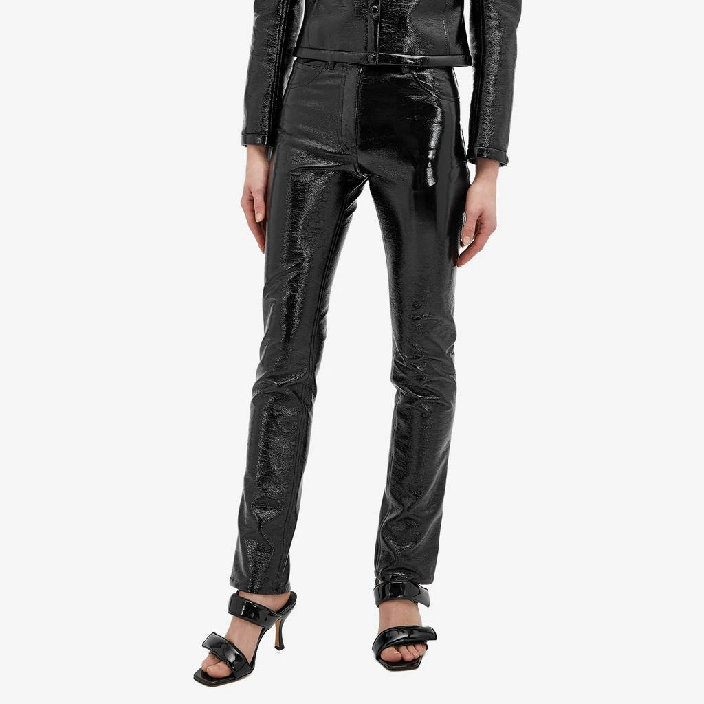 courreges Courrèges Reedition 5-Pocket Vinyl Pants 2