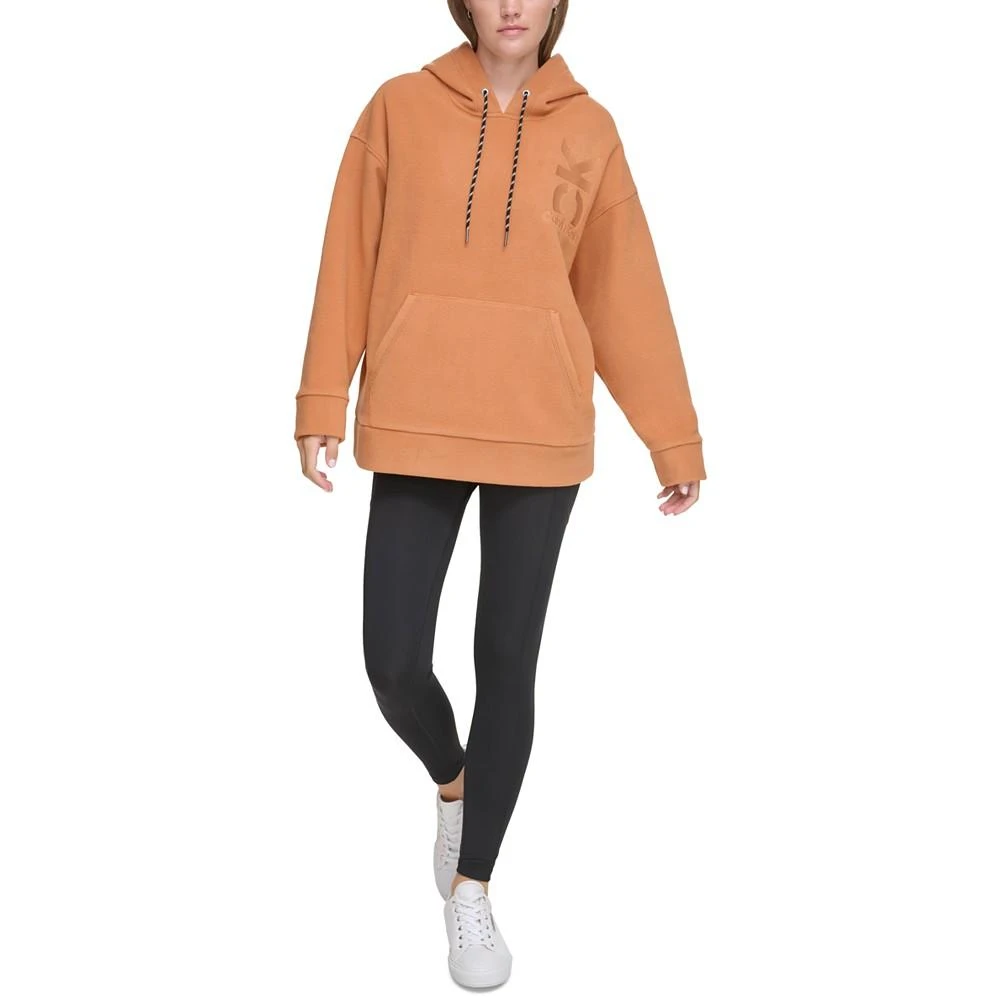 Calvin Klein Women's Embroidered Fleece Hoodie 5