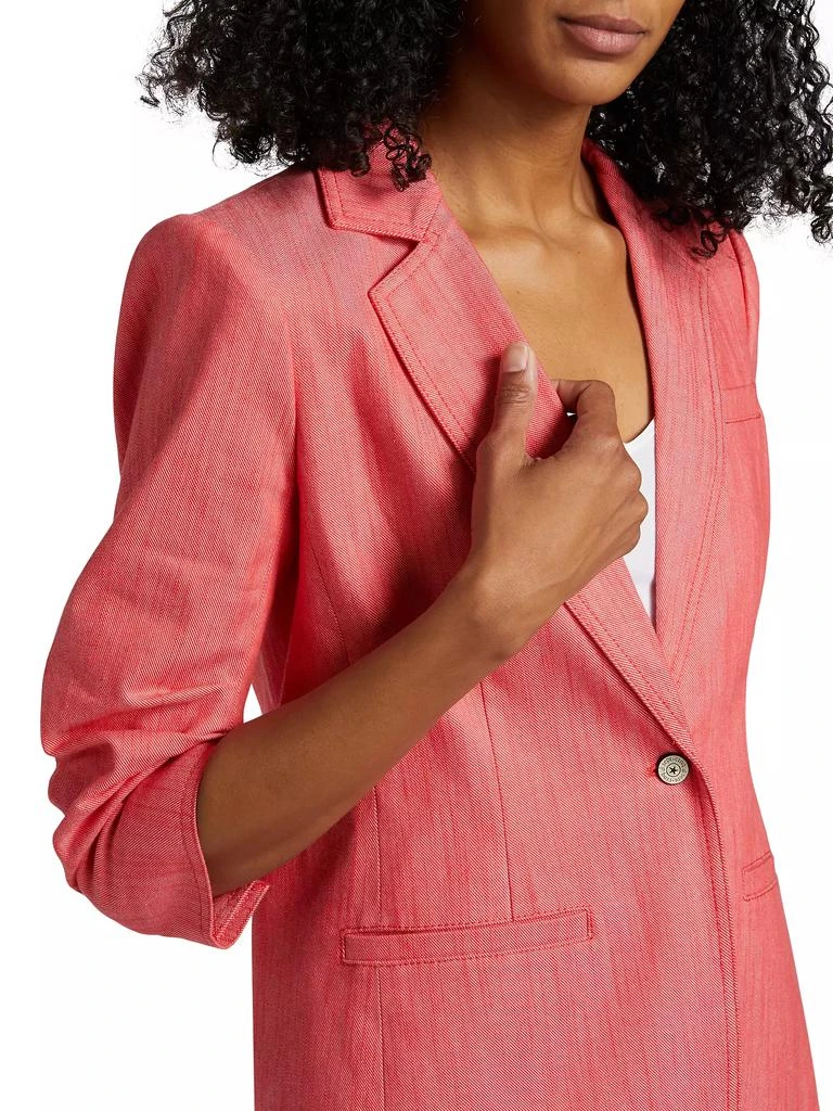 Cinq à Sept Khloe Stretch Denim Blazer 6