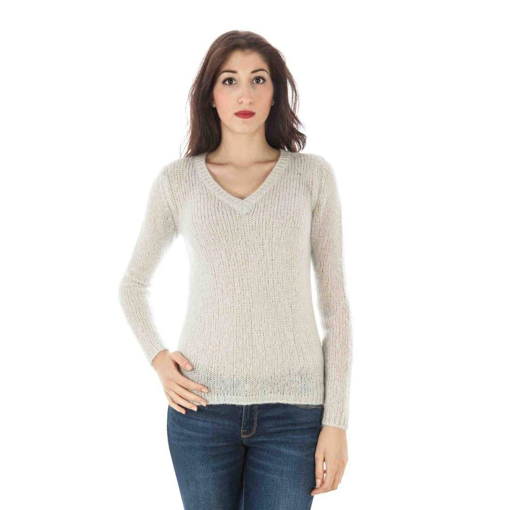 Fred Perry White Wool Sweater 1