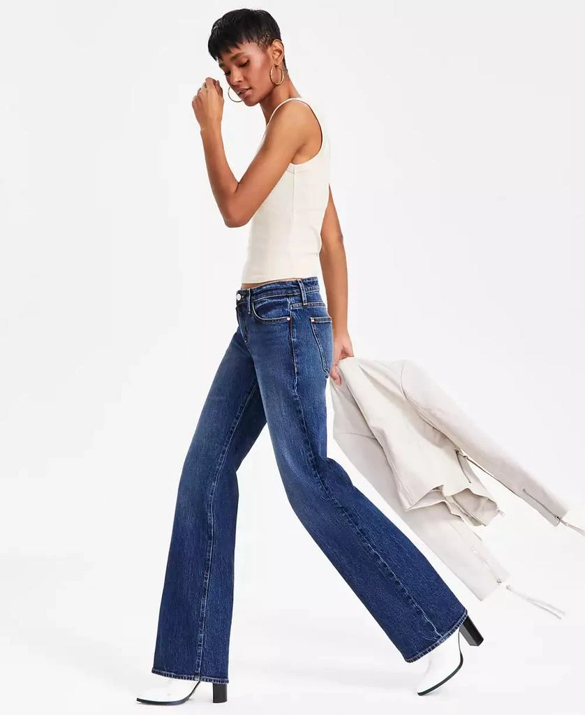 GUESS Women's Low-Rise Slouchy Wide-Leg Jeans 2