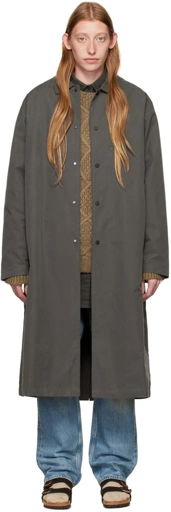 Essentials Gray Long Coat 1