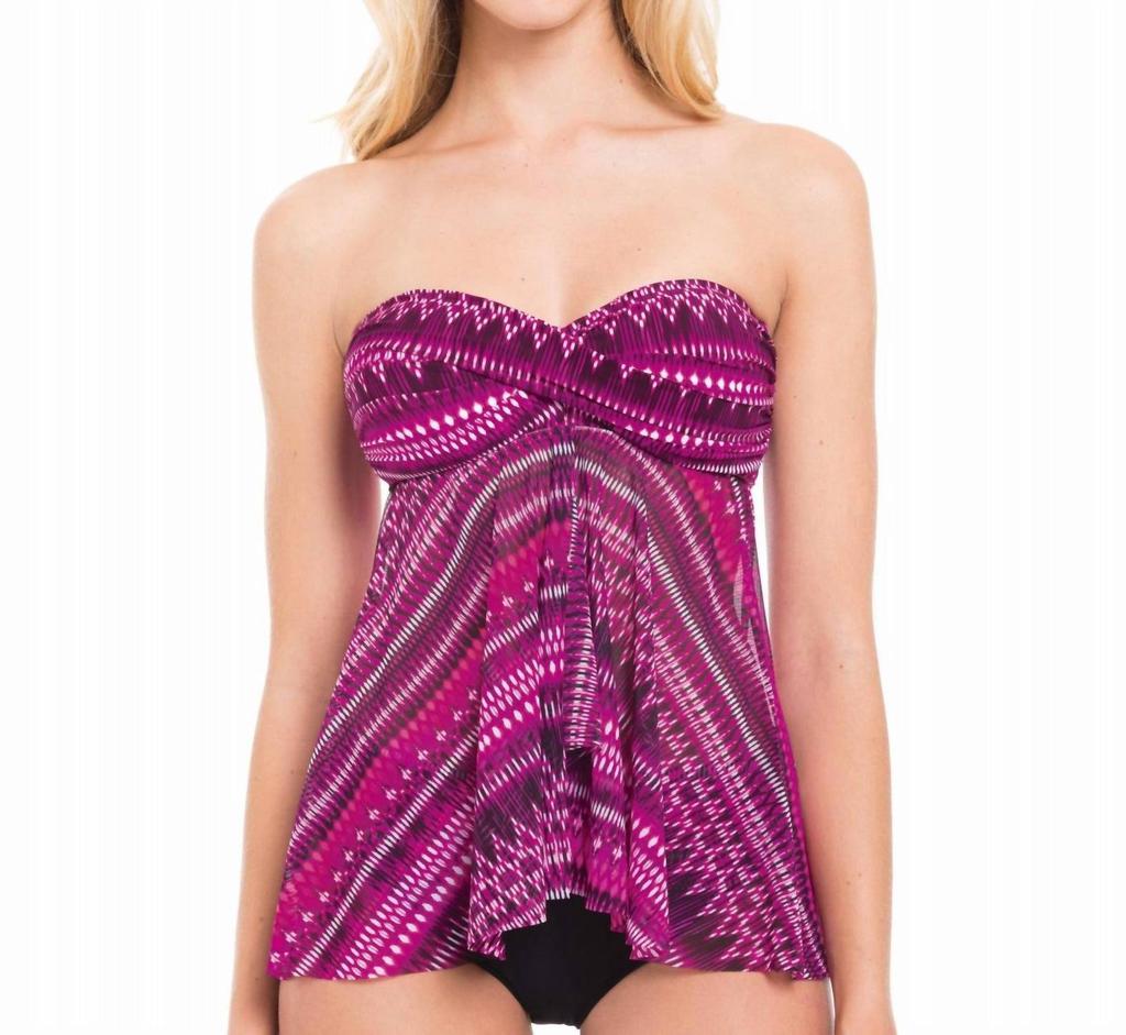 Profile by Gottex Profile By Gottex - Indian Sunset Bandeau Tankini Top