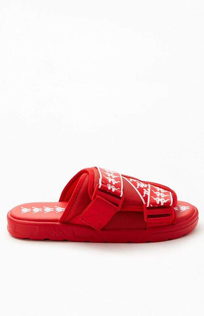 Kappa Red 222 Banda Mitel Slide Sandals