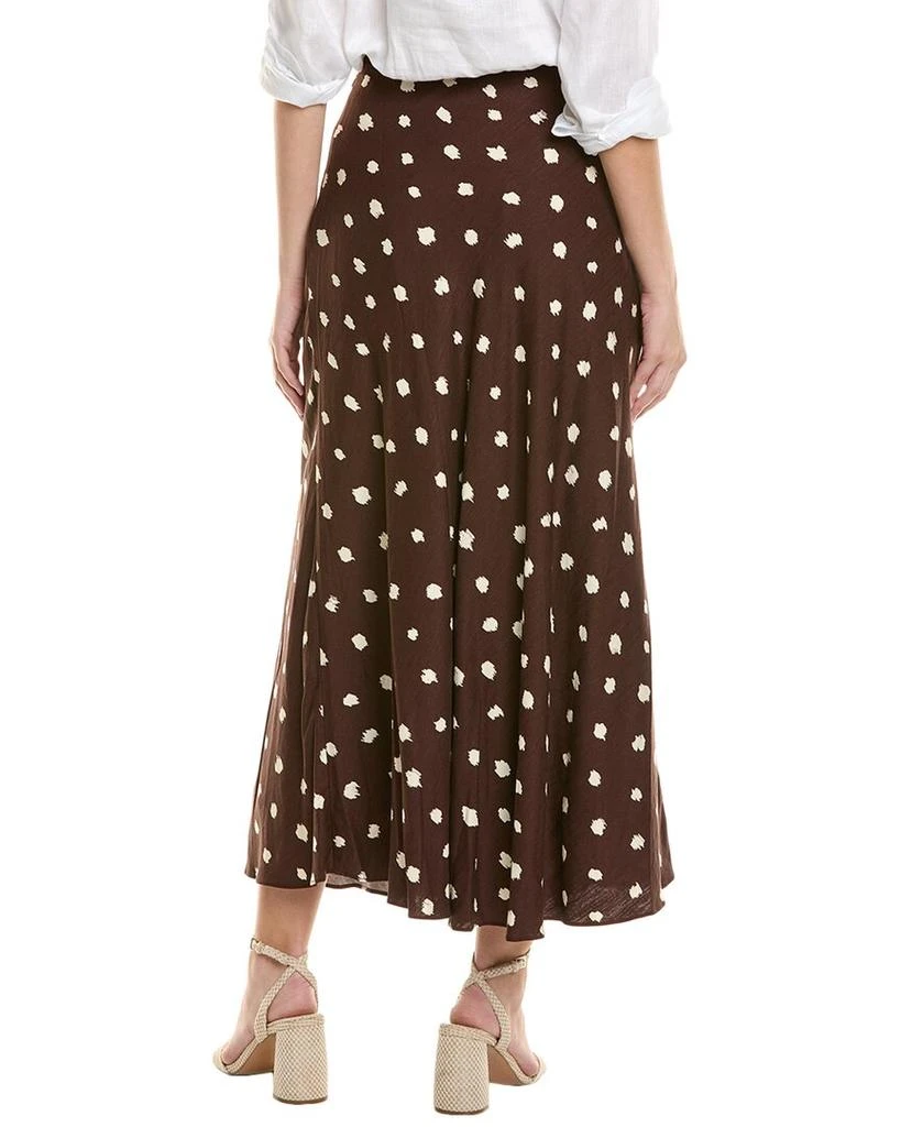 1. State 1.STATE Linen-Blend Midi Skirt 2