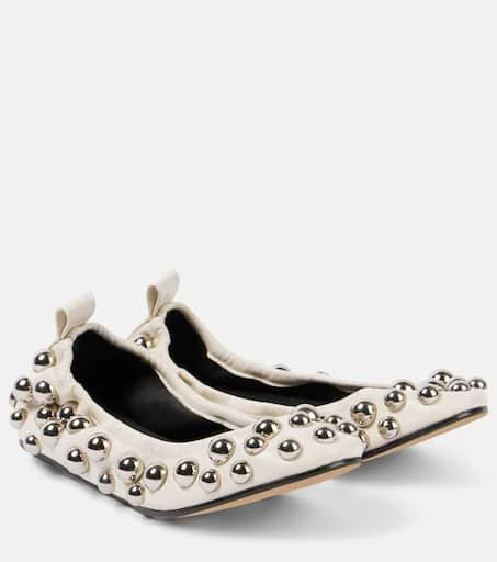 Isabel Marant Belna studded leather ballet flats 1