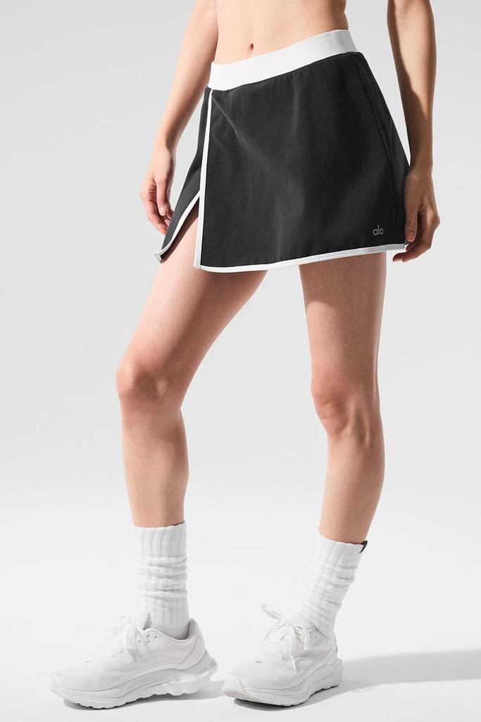 Alo Airbrush Streamlined Skirt - Black/White 1