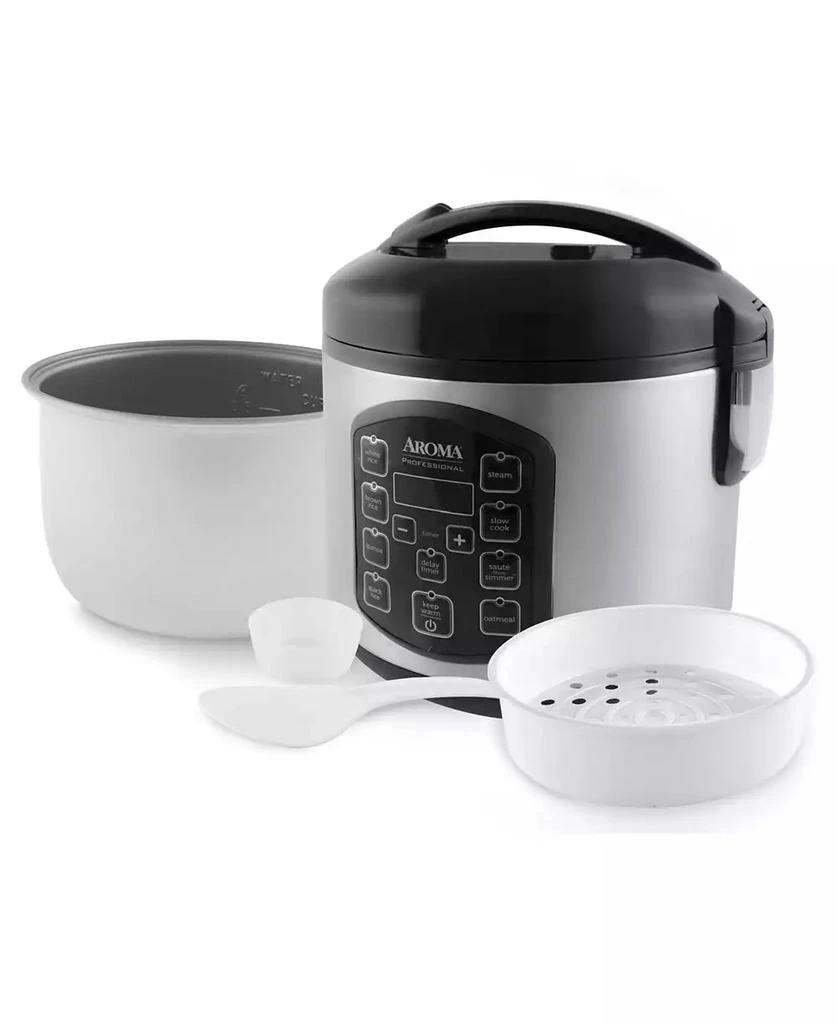Aroma ARC-954SBD 8 Cup Cooked Digital Rice Cooker, Multicooker Food Steamer 3