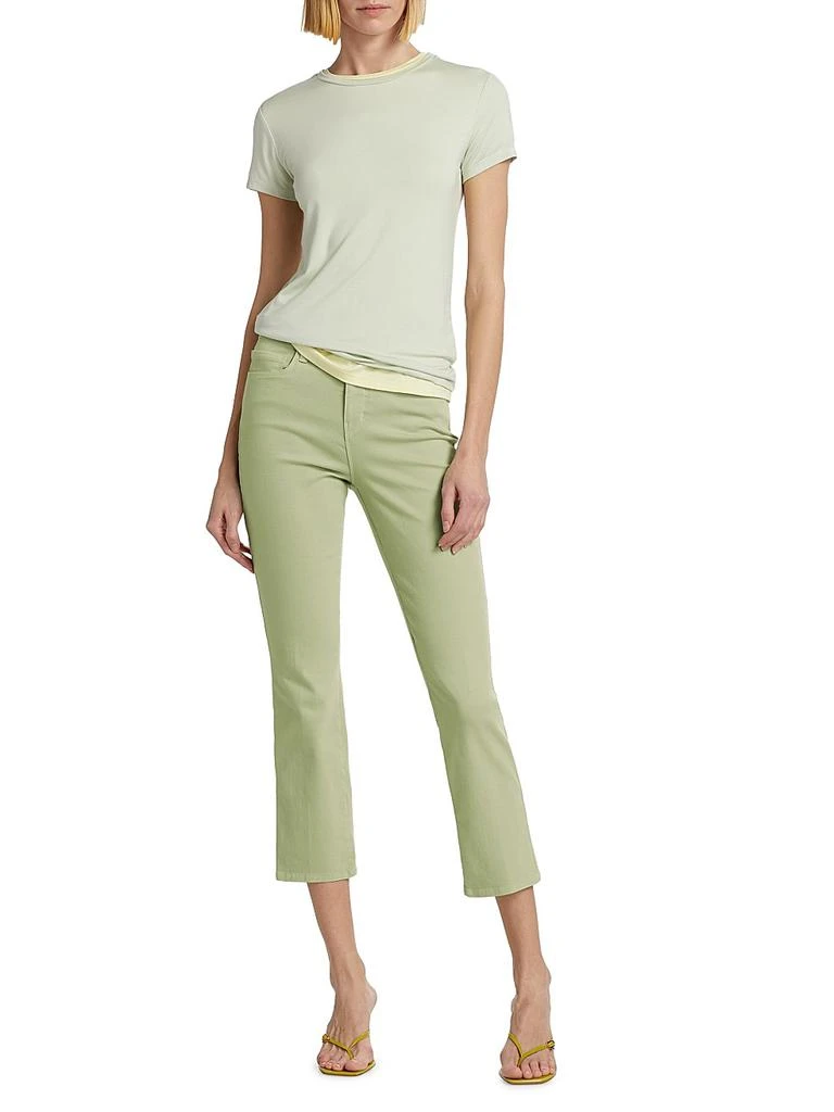 L'Agence Alexia High-Rise Cropped Cigarette Jeans 2