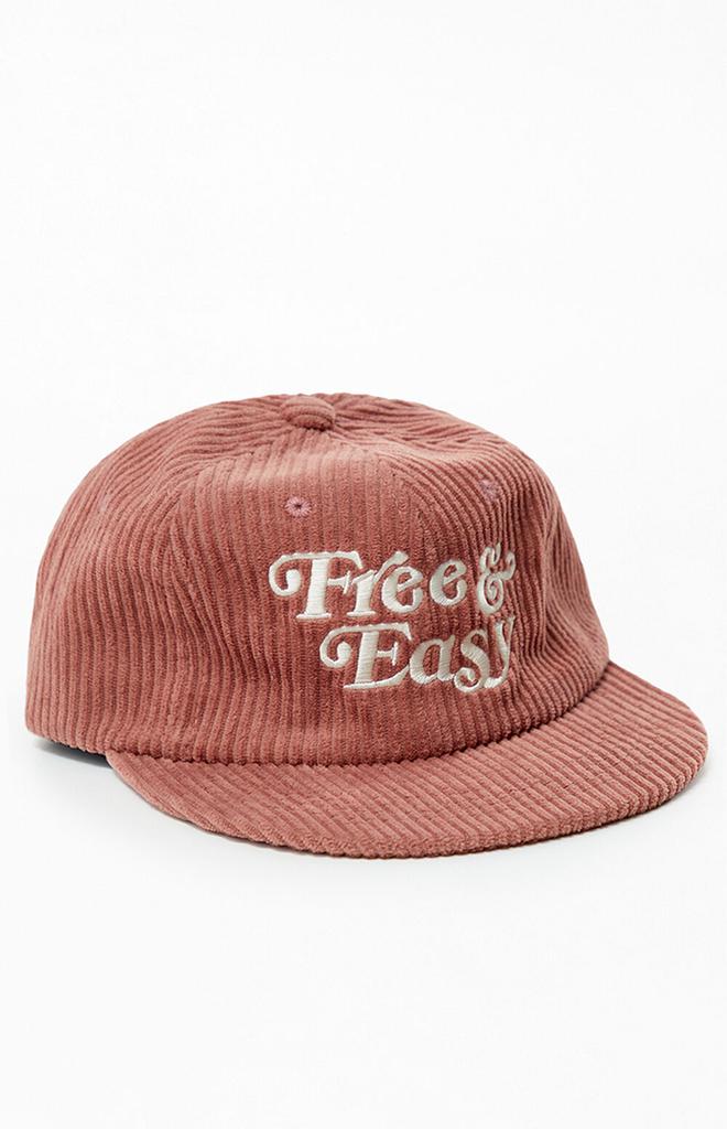 Free 
Easy Mauve Fat Corduroy Hat