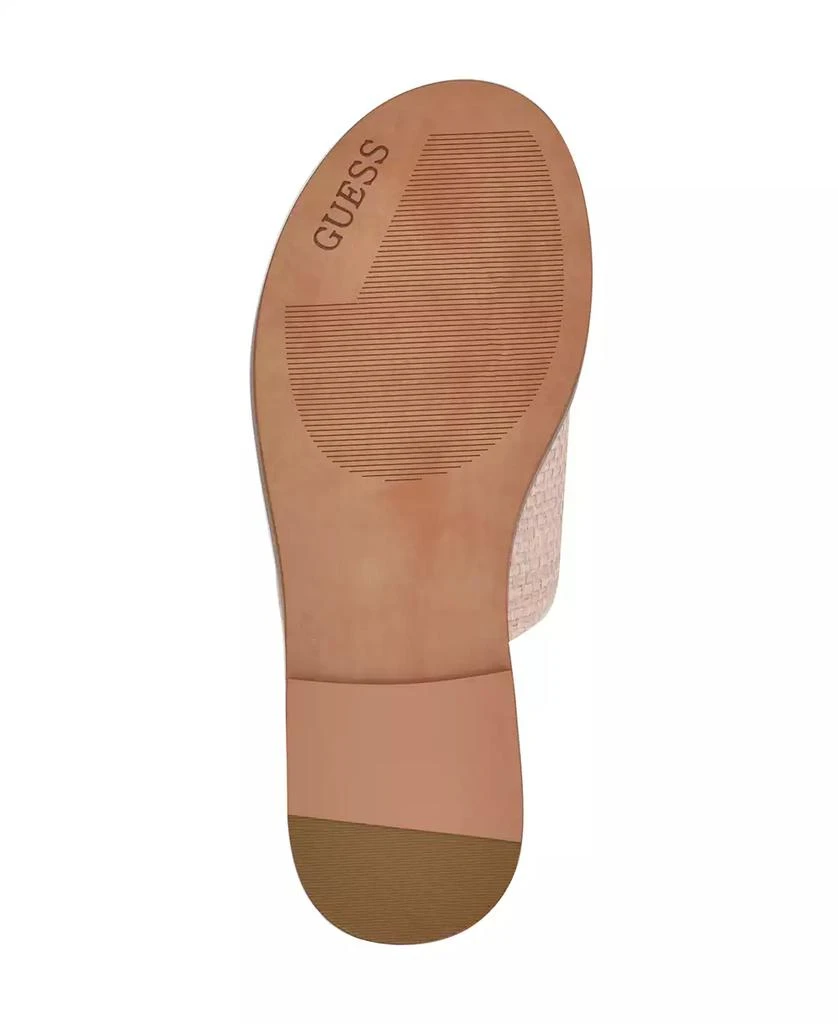 GUESS Women's Graysie Quattro G Embellished Flat Sandal 5