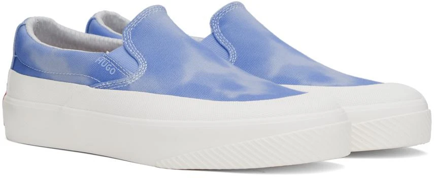 Hugo Boss Blue Slip-On Sneakers 4