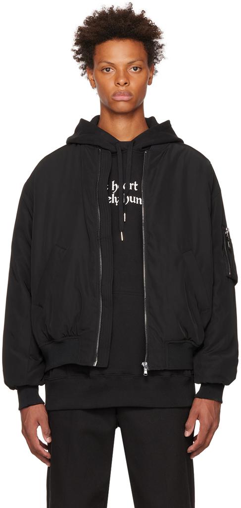 Stolen Girlfriends Club Black Metal Bomber Jacket