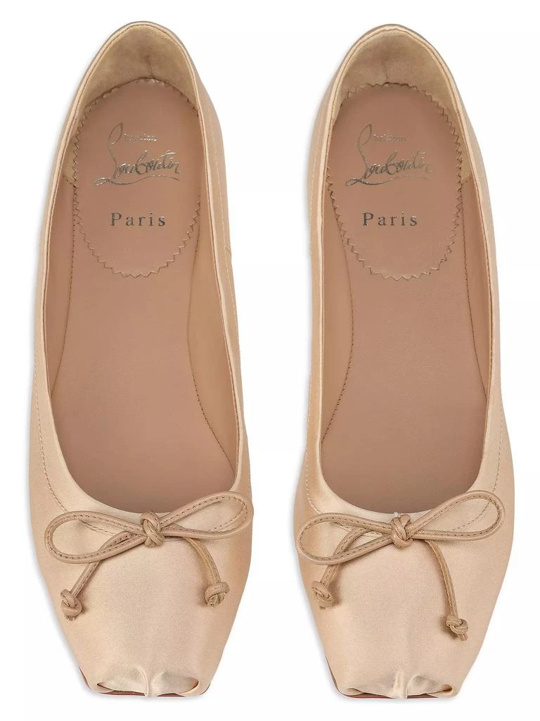 Christian Louboutin Mamadrague Satin Ballerina Flats 4