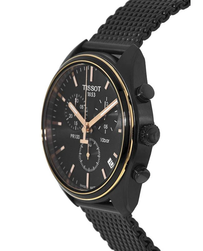 Tissot Tissot PR 100 Chronograph Black Dial Steel Men's Watch T101.417.23.061.00 3