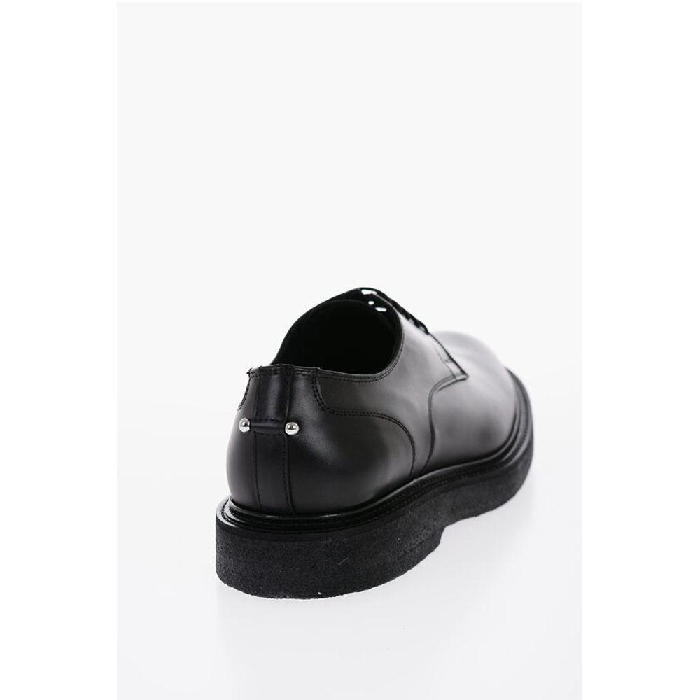 Neil Barrett Leather Derby Shoes With Men's Piercing