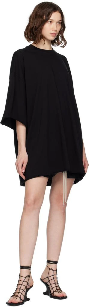 Rick Owens Black Concordians Fog Boxers Leather Shorts 4