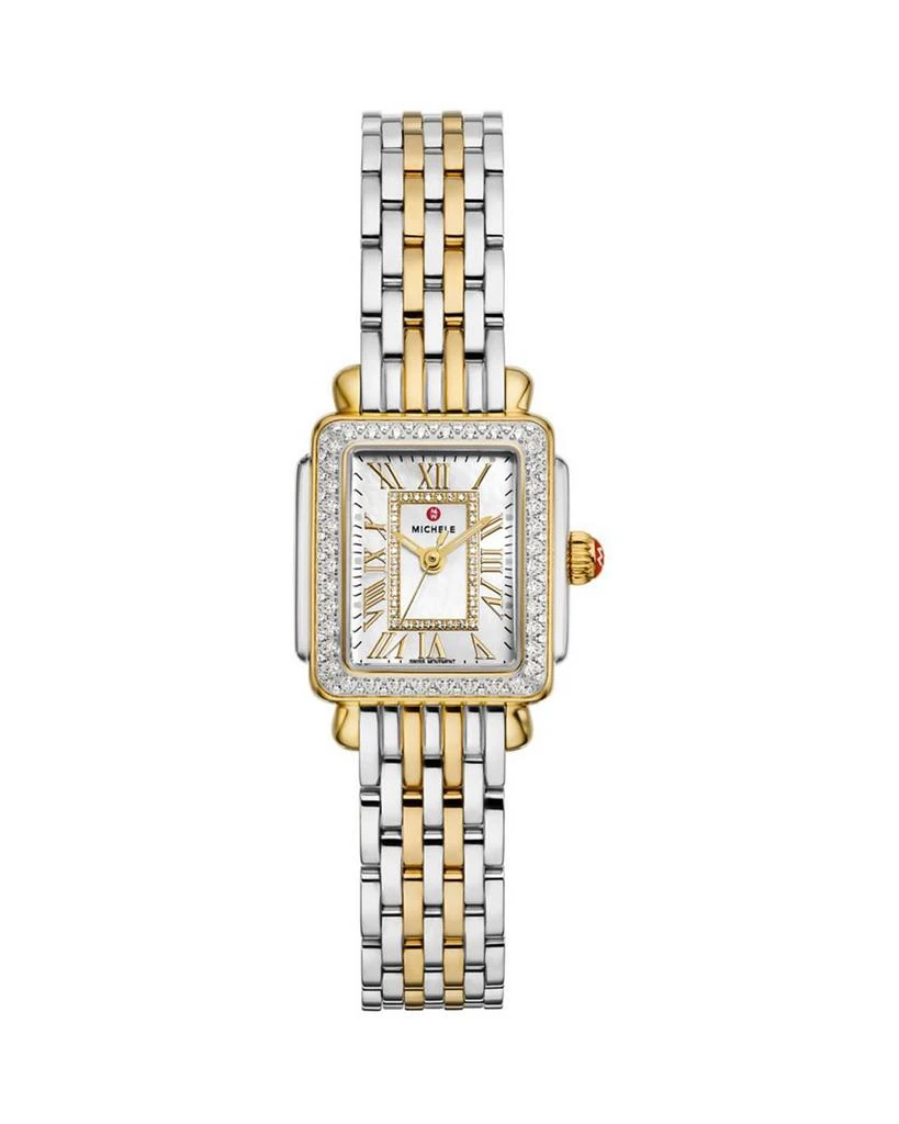 Michele Deco Madison Mini Two Tone Watch, 23mm x 24mm 1