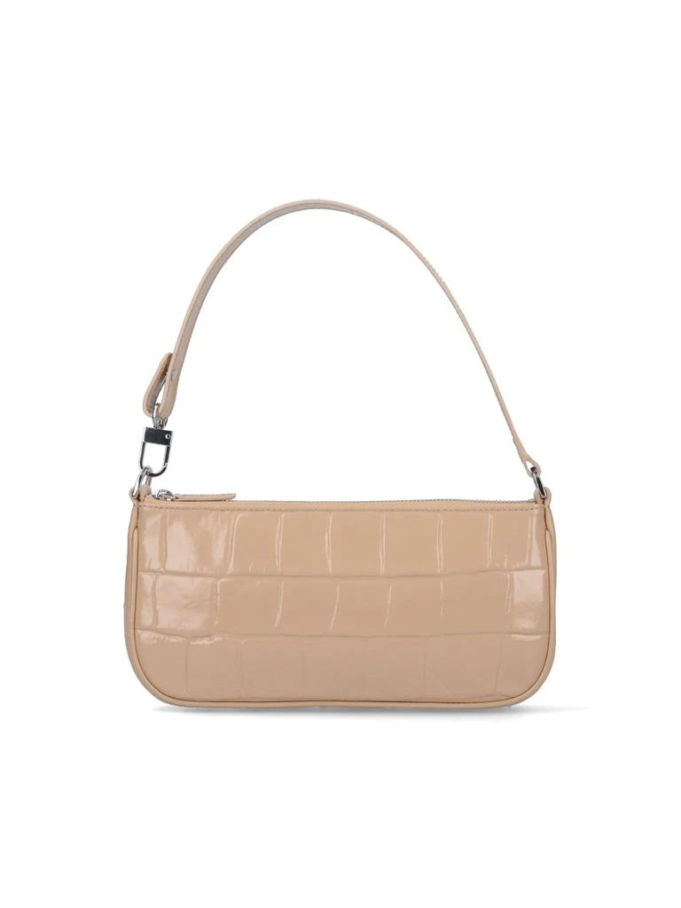 By Far By Far Rachel Embossed Zipped Shoulder Bag 1