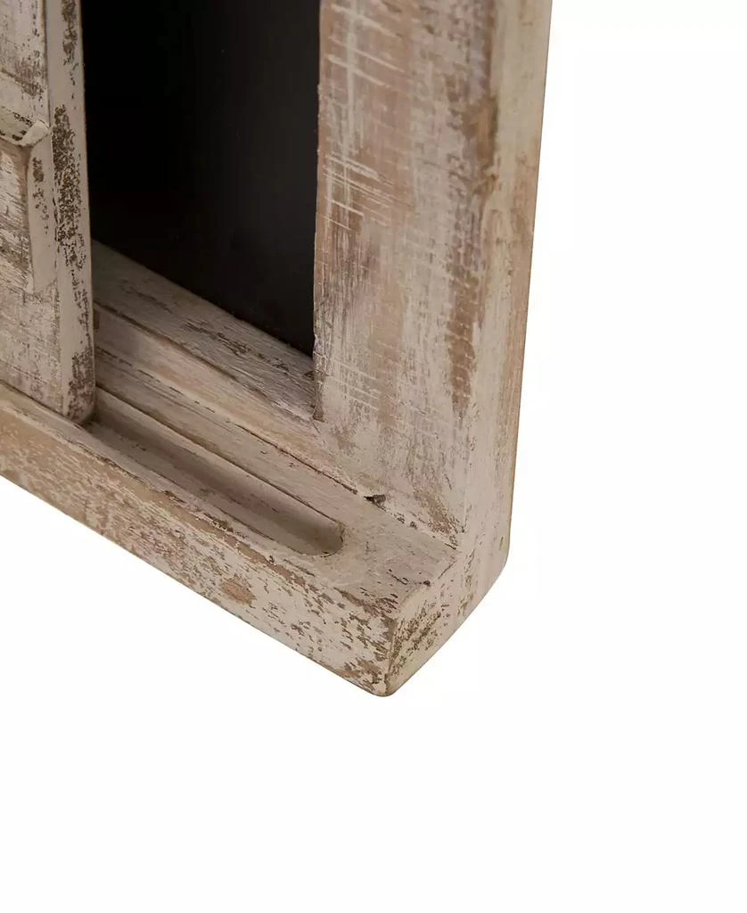 Glitzhome Farmhouse Wooden Chalkboard Barn Door 5