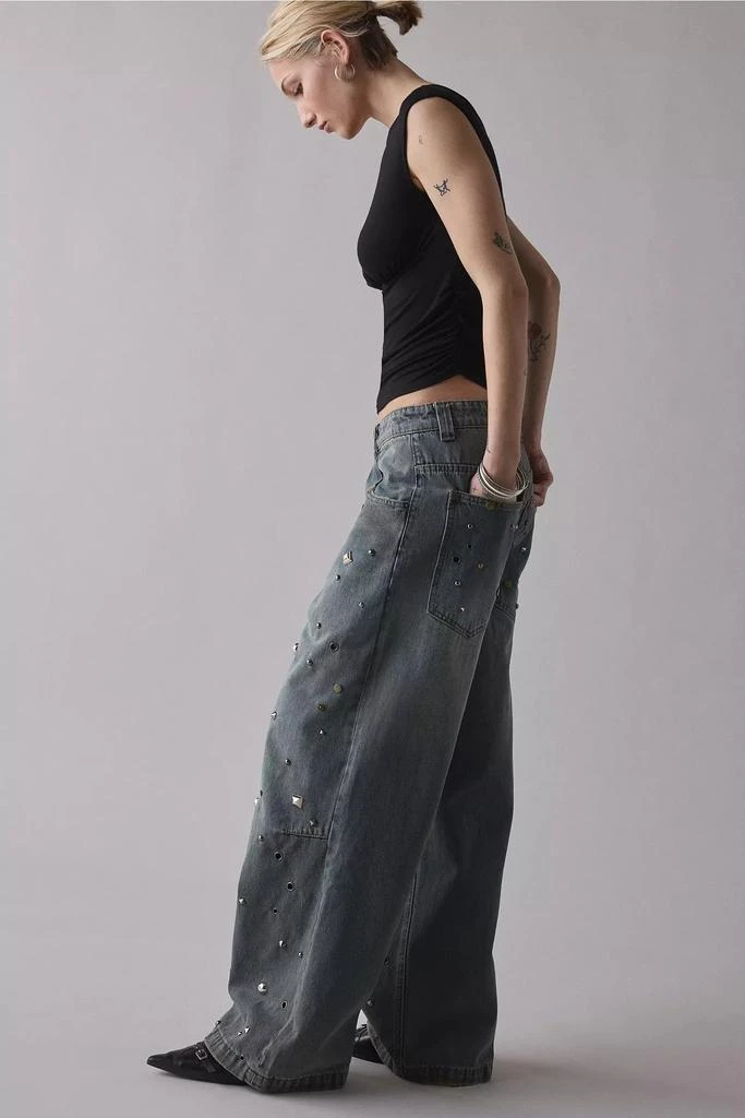Jaded London Jaded London Colossus Charm Studded Baggy Jean 4
