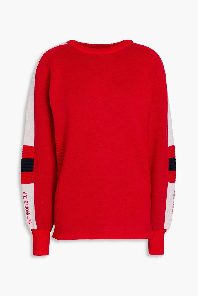 WE NORWEGIANS Jacquard-knit merino wool sweater
