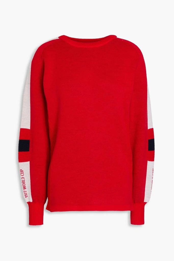 WE NORWEGIANS Jacquard-knit merino wool sweater 1