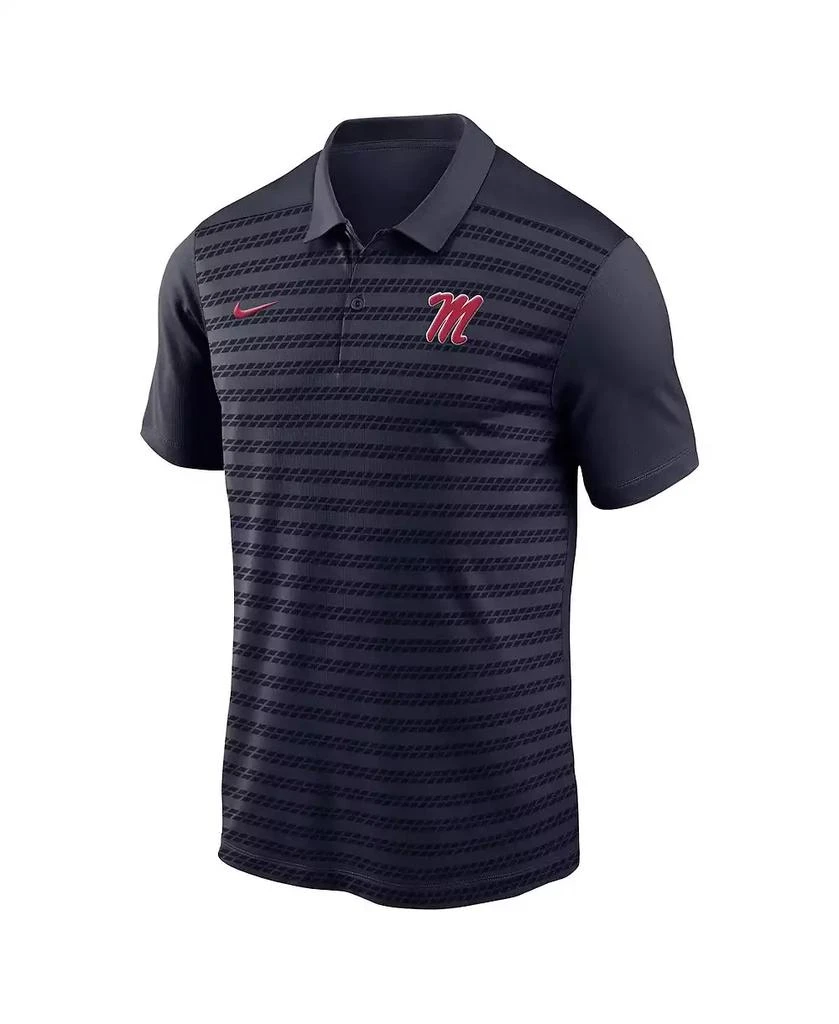 NIKE Men's Navy Ole Miss Rebels 2024 Sideline Victory Coaches Performance Polo 2