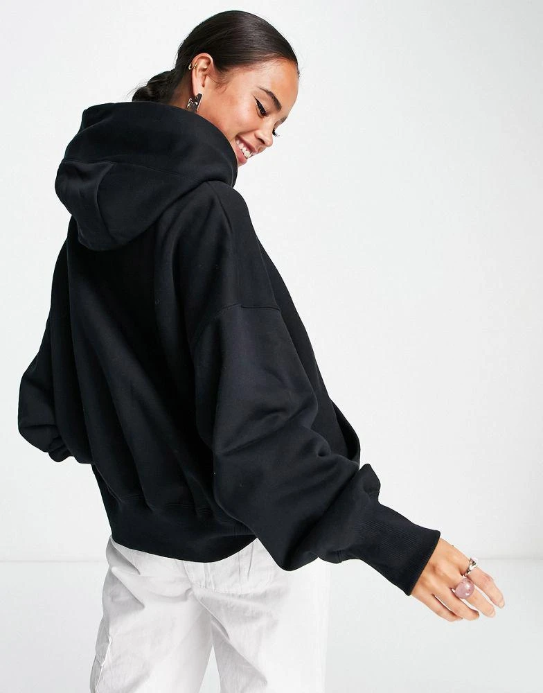 NIKE Nike Phoenix Fleece over-oversized hoodie in black 2