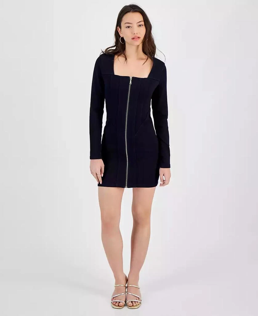 GUESS Women's Stretch Denim Corset Dress 1