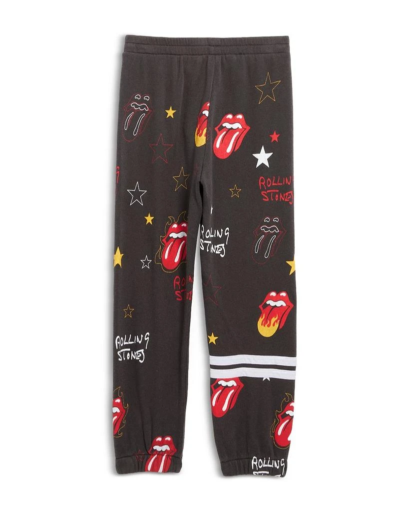 Chaser Boys' Rolling Stones Print Fleece Lounge Pants - Little Kid, Big Kid 2