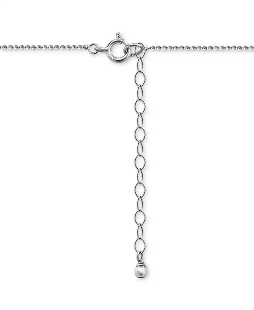 Giani Bernini Lab-Grown Sapphire Hamsa Hand Pendant Necklace (3/8 ct. t.w.) in 18k Gold-Plated Sterling Silver, 16" + 2" extender, Created for Macy's 4